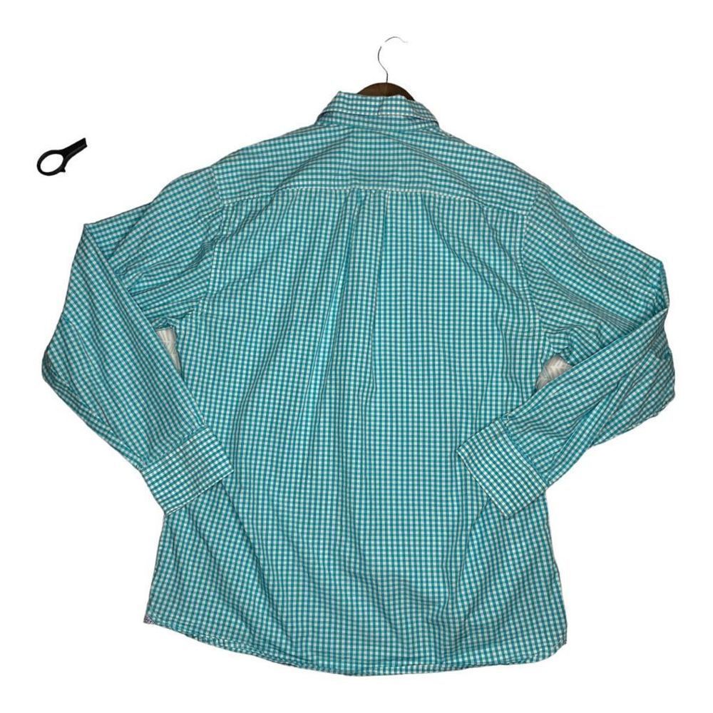 Tommy Bahama Mens Small S Long Sleeve Pima Cotton Button Up Shirt Blue/White - Picture 5 of 9